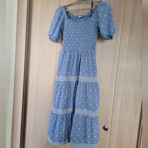 Beautiful light blue maxi dress